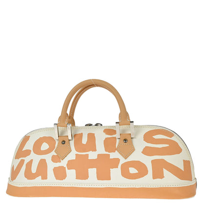 Louis Vuitton Beige Graffiti Alma Horizontal Handbag M92176
