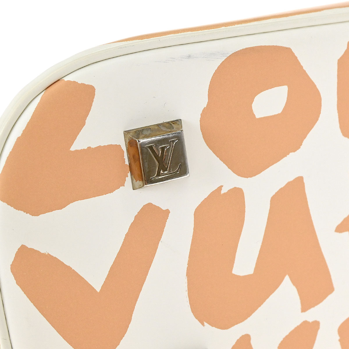 Louis Vuitton Beige Graffiti Alma Horizontal Handbag M92176