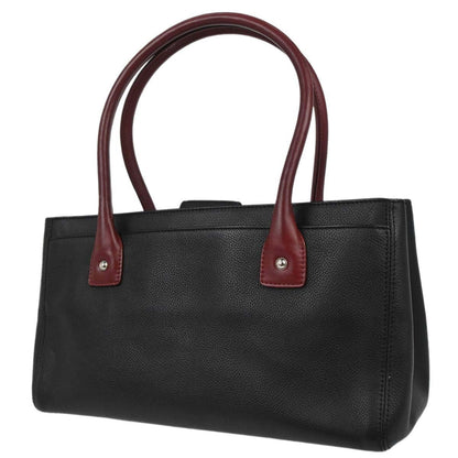 Chanel 2012-2013 Black Calfskin Bicolor Executive Cerf Tote Bag