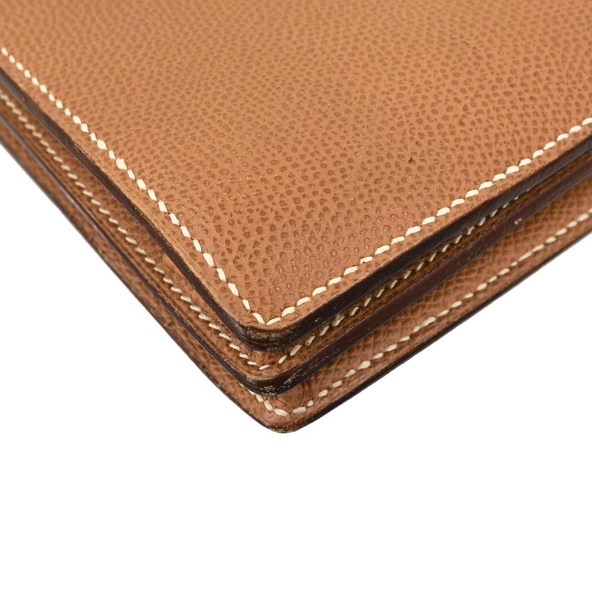 Hermes Gold Courchevel Sac a Depeches 41 Business Bag Handbag