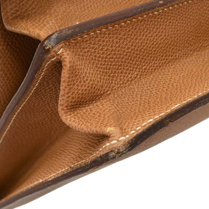 Hermes Gold Courchevel Sac a Depeches 41 Business Bag Handbag