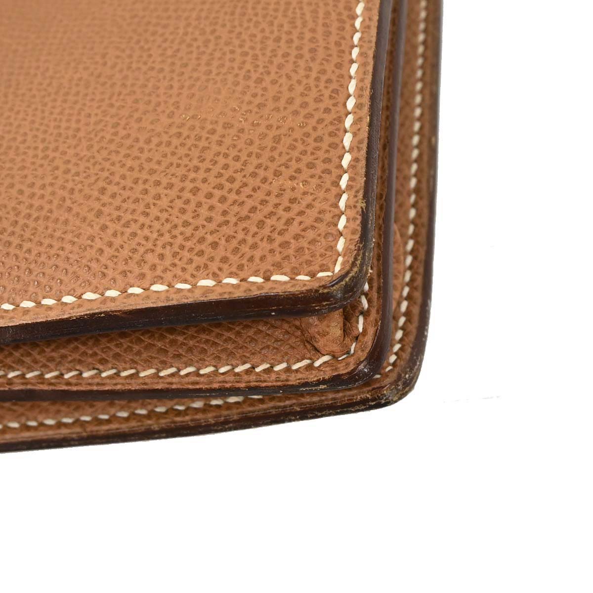 Hermes Gold Courchevel Sac a Depeches 41 Business Bag Handbag