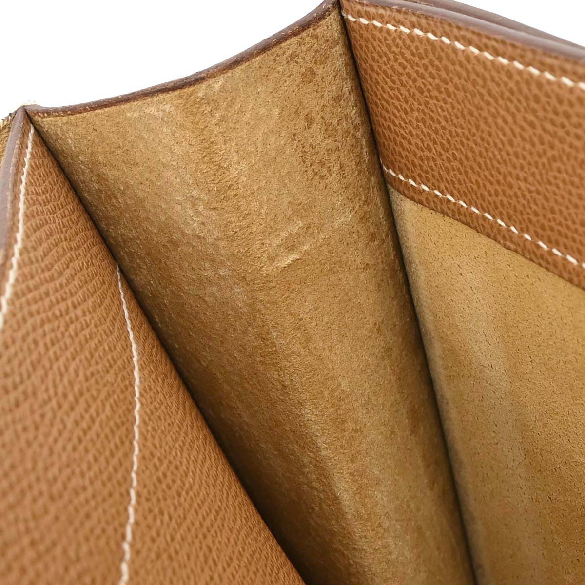 Hermes Gold Courchevel Sac a Depeches 41 Business Bag Handbag