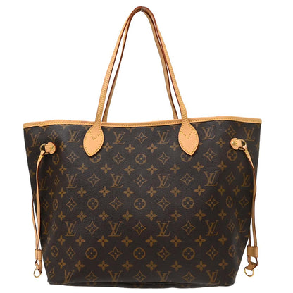 Louis Vuitton Monogram Neverfull MM Shoulder Tote Bag M40156
