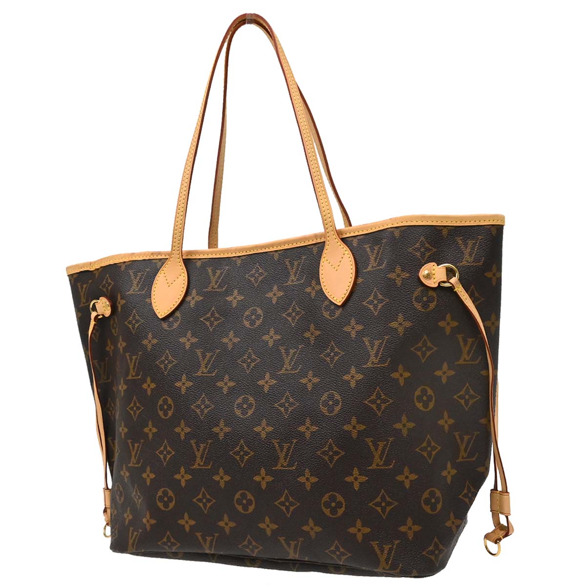 Louis Vuitton Monogram Neverfull MM Shoulder Tote Bag M40156