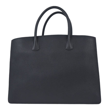 Hermes Dark Navy Fjord White Bus GM Tote Bag