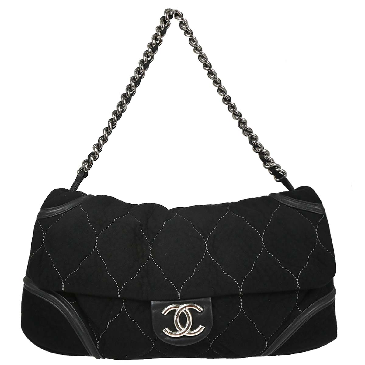 Chanel Black Suede Handbag