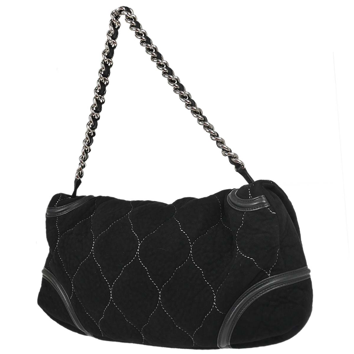 Chanel Black Suede Handbag