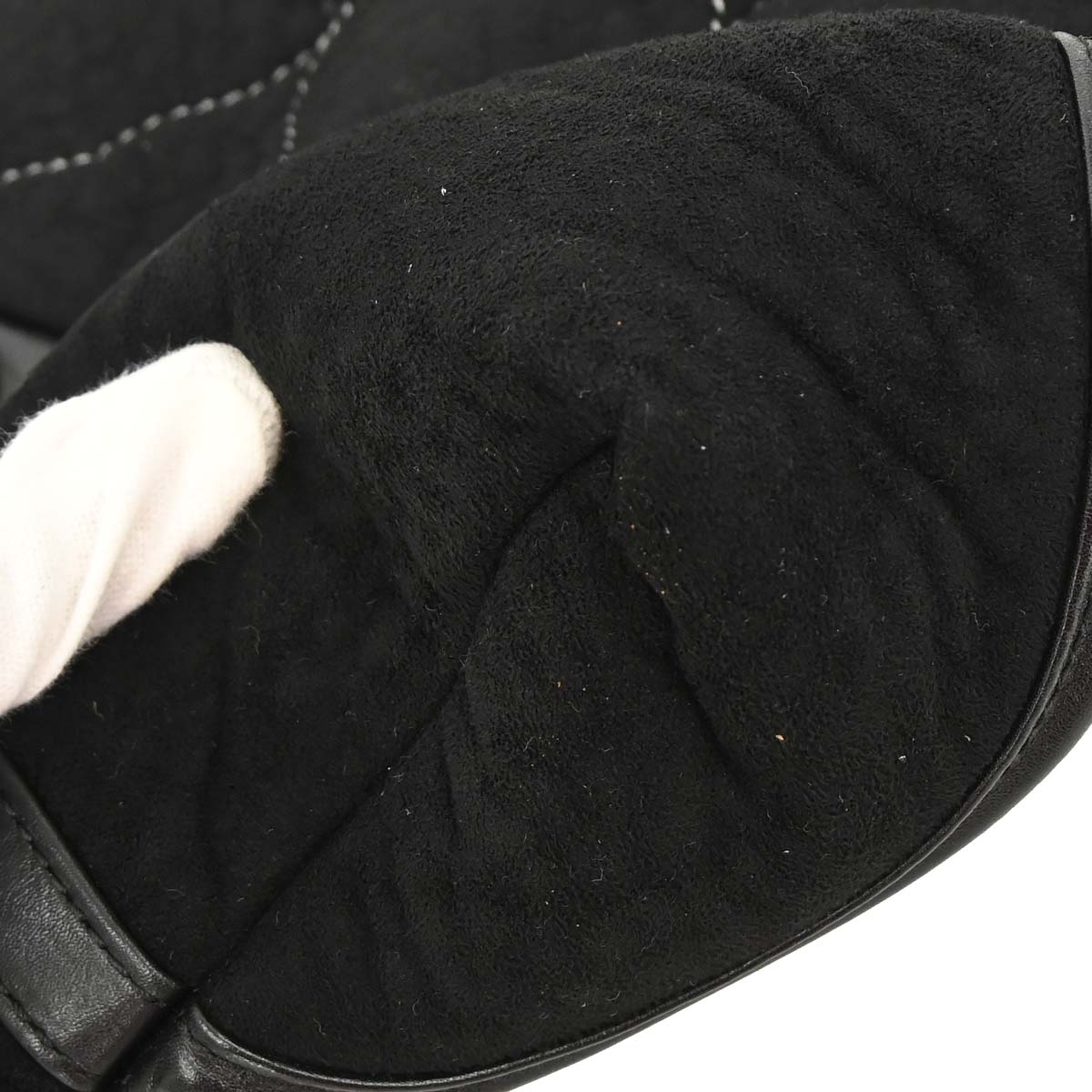 Chanel Black Suede Handbag