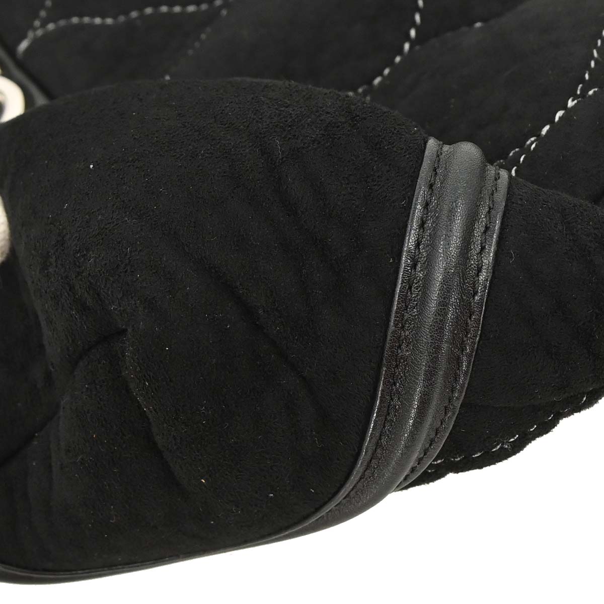 Chanel Black Suede Handbag