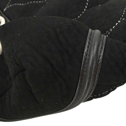 Chanel Black Suede Handbag