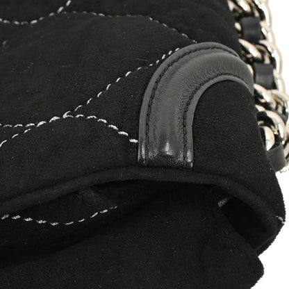Chanel Black Suede Handbag