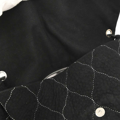 Chanel Black Suede Handbag