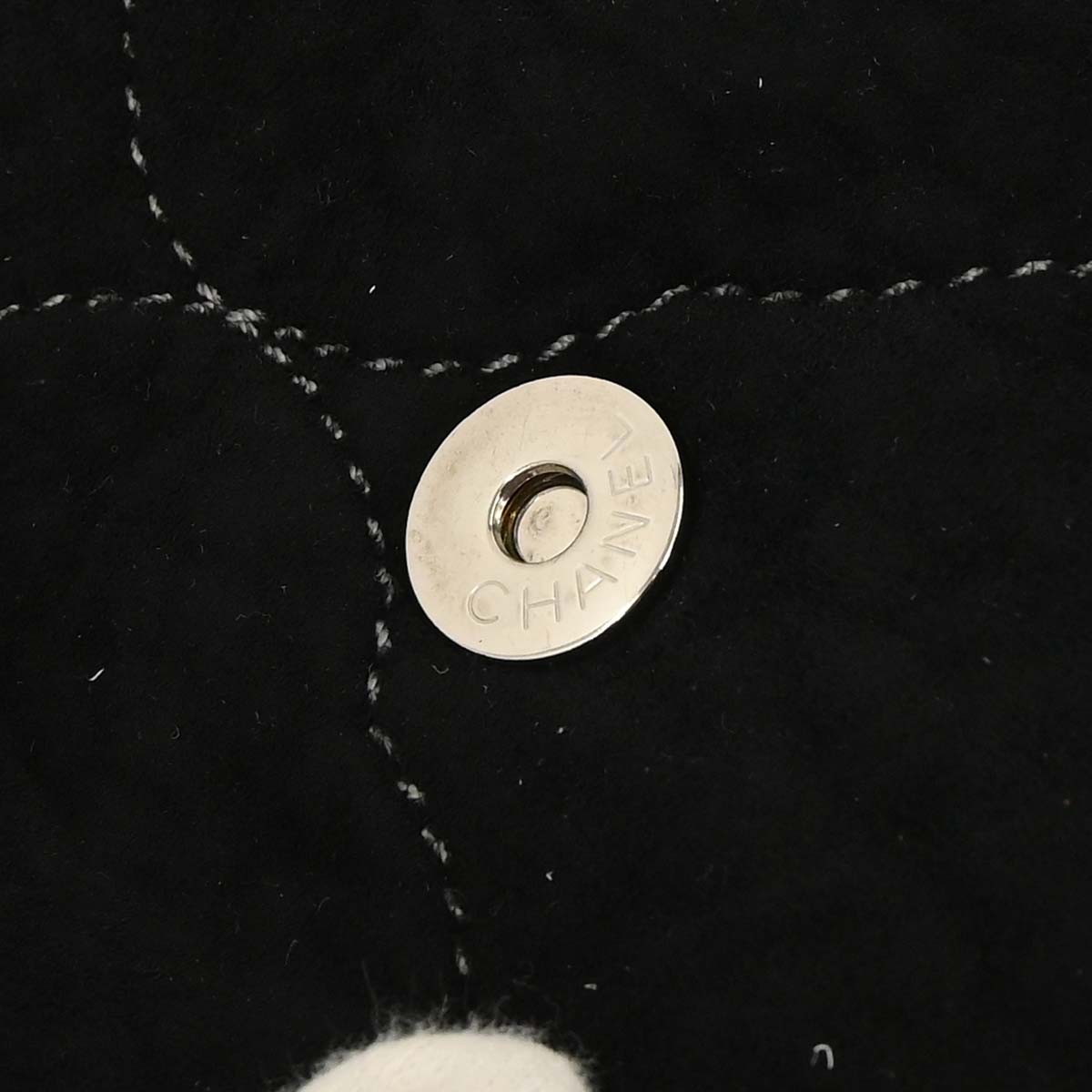 Chanel Black Suede Handbag