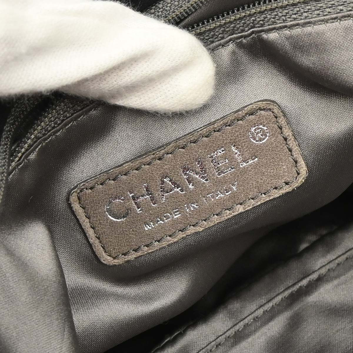 Chanel Black Suede Handbag