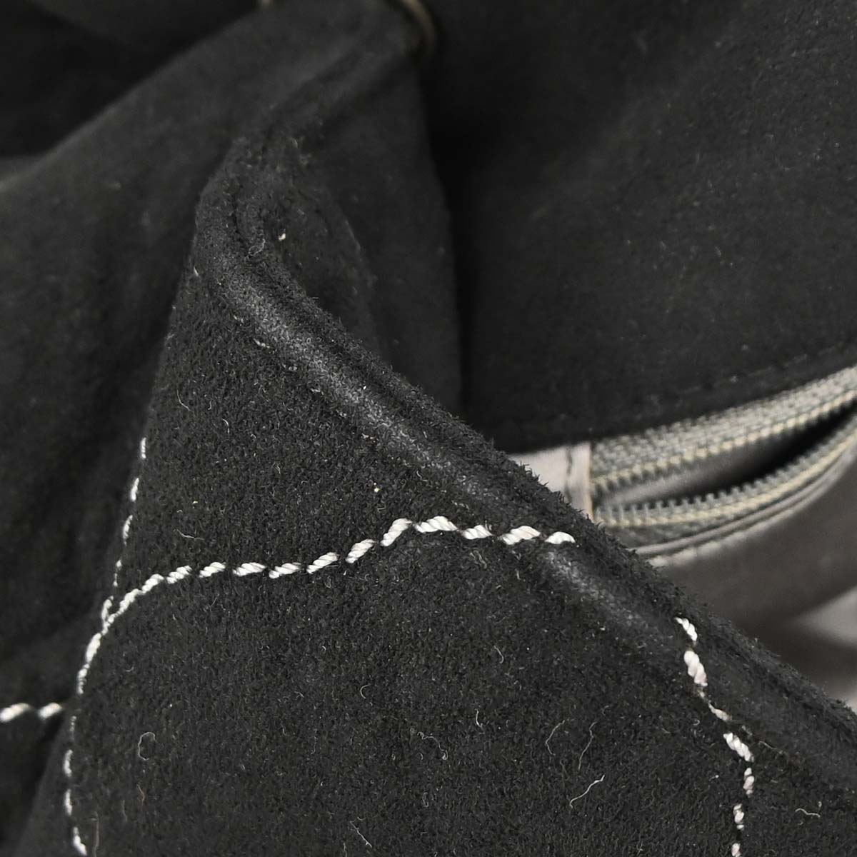 Chanel Black Suede Handbag