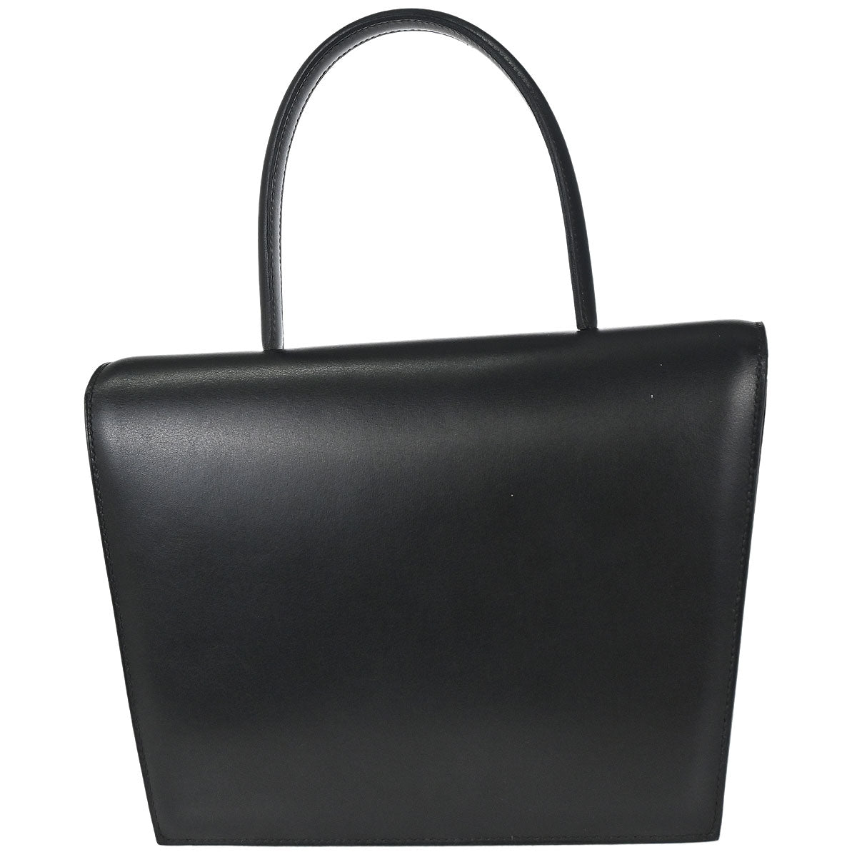 Hermes Black Box Calf Frigate Handbag