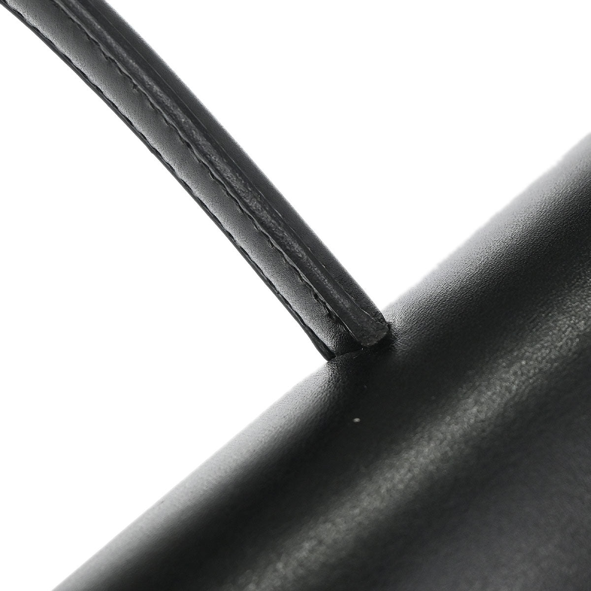 Hermes Black Box Calf Frigate Handbag