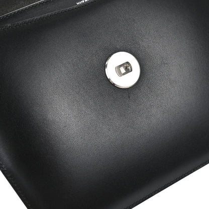 Hermes Black Box Calf Frigate Handbag