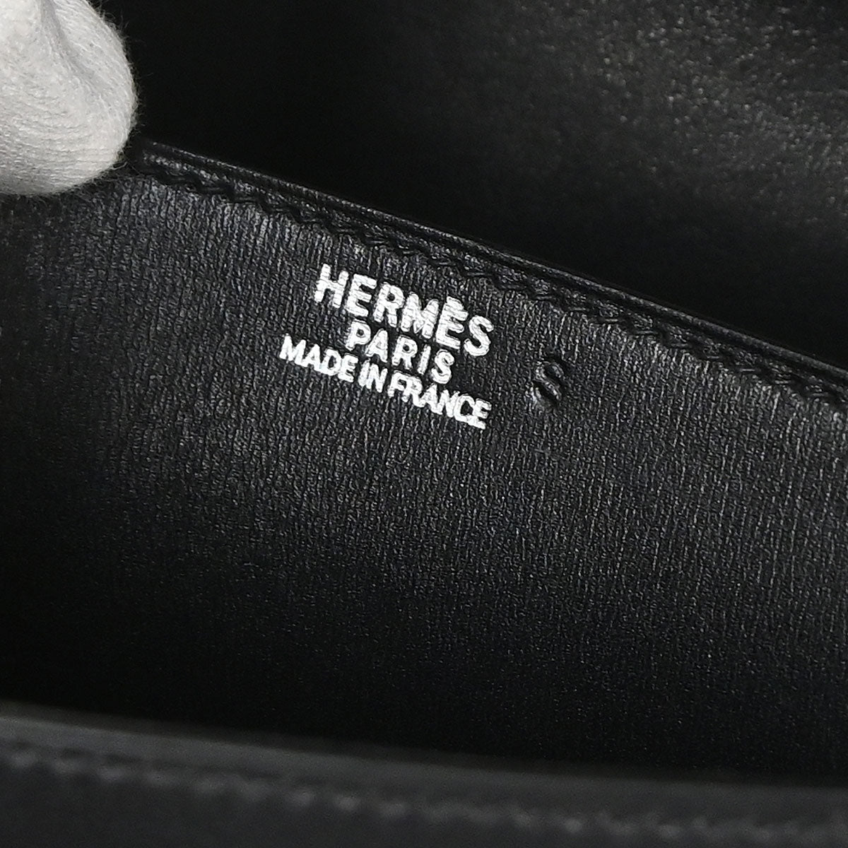 Hermes Black Box Calf Frigate Handbag
