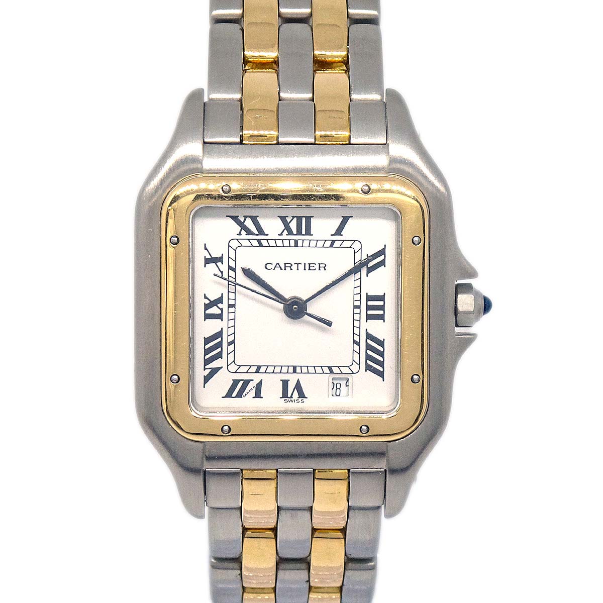 Cartier Panthere MM 2-Row Ref.187949 Quartz Watch 18KYG SS