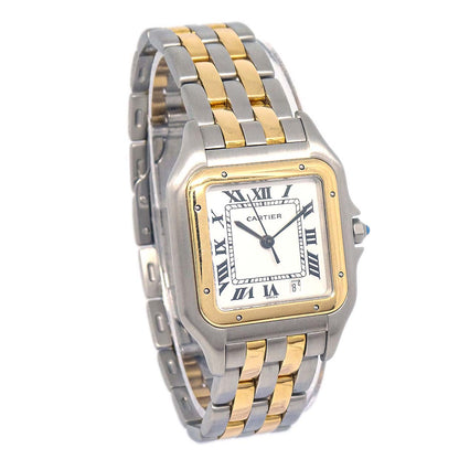Cartier Panthere MM 2-Row Ref.187949 Quartz Watch 18KYG SS