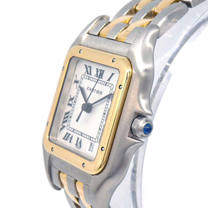 Cartier Panthere MM 2-Row Ref.187949 Quartz Watch 18KYG SS