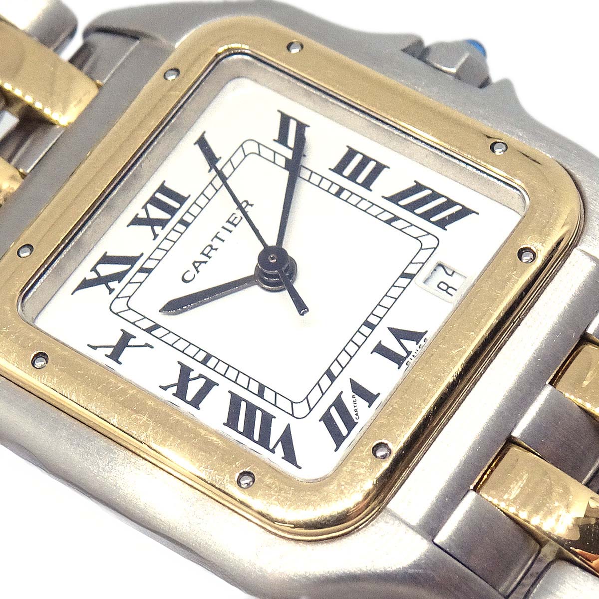 Cartier Panthere MM 2-Row Ref.187949 Quartz Watch 18KYG SS