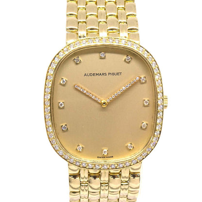 Audemars Piguet 18KYG Diamond Manual-winding Wristwatch Watch