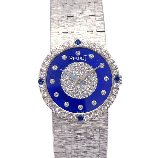 Piaget Tradition Lapis-lazuli Ref.9786A6 Manual-winding Watch 18KWG
