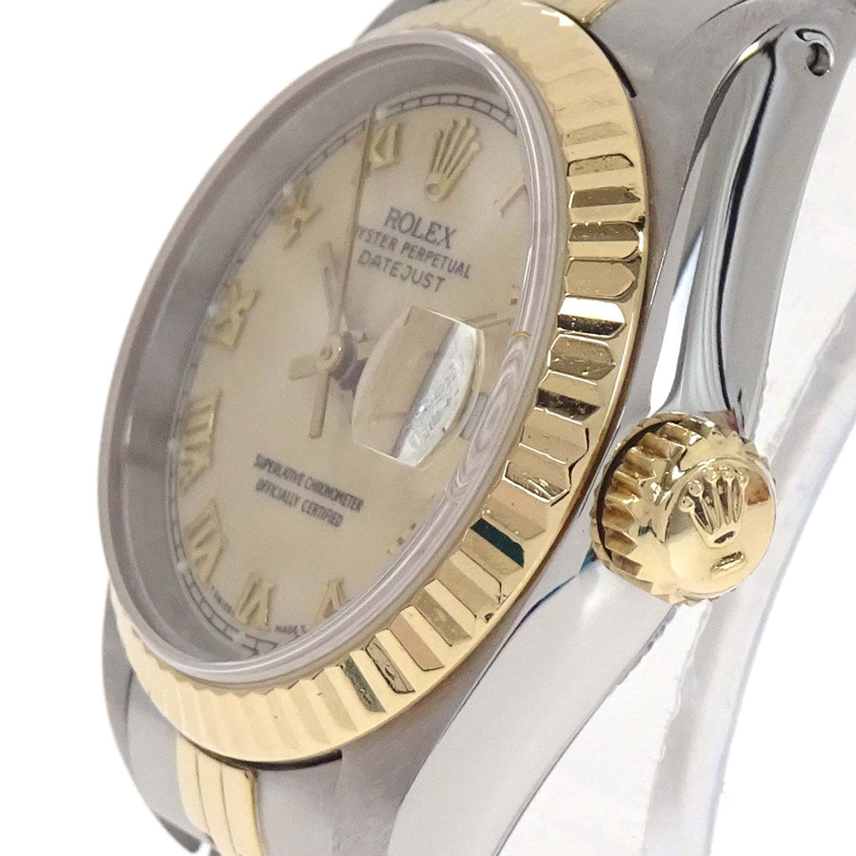 Rolex Oyster Perpetual Datejust 26mm Ref.69173 Watch SS 18KYG