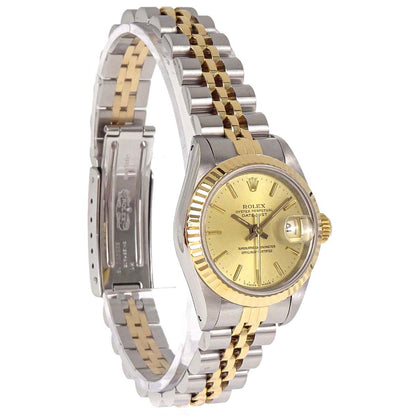 Rolex Oyster Perpetual Datejust 26mm Ref.69173 Watch SS 18KYG