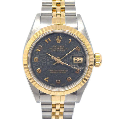 Rolex Oyster Perpetual Datejust 26mm Ref.69173 Watch SS 18KYG