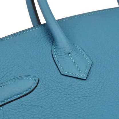 Hermes 2014 Blue Izmir Togo Birkin 30 Handbag