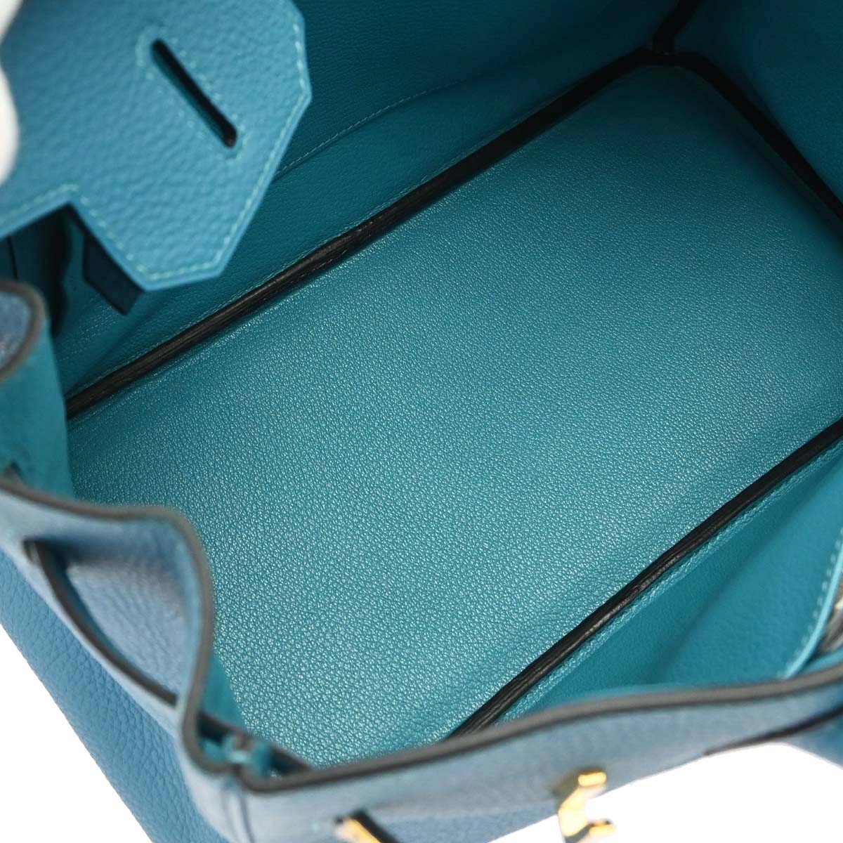 Hermes 2014 Blue Izmir Togo Birkin 30 Handbag