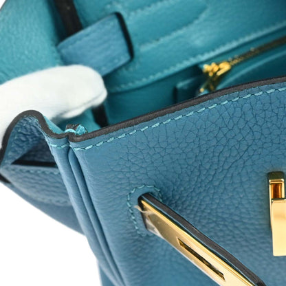 Hermes 2014 Blue Izmir Togo Birkin 30 Handbag