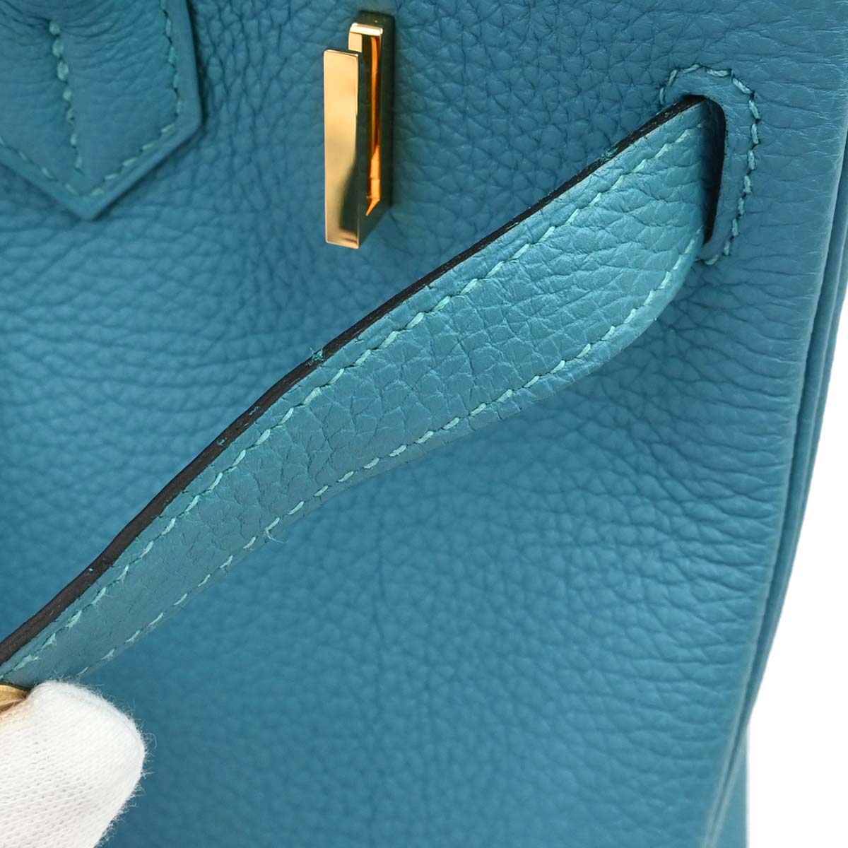Hermes 2014 Blue Izmir Togo Birkin 30 Handbag