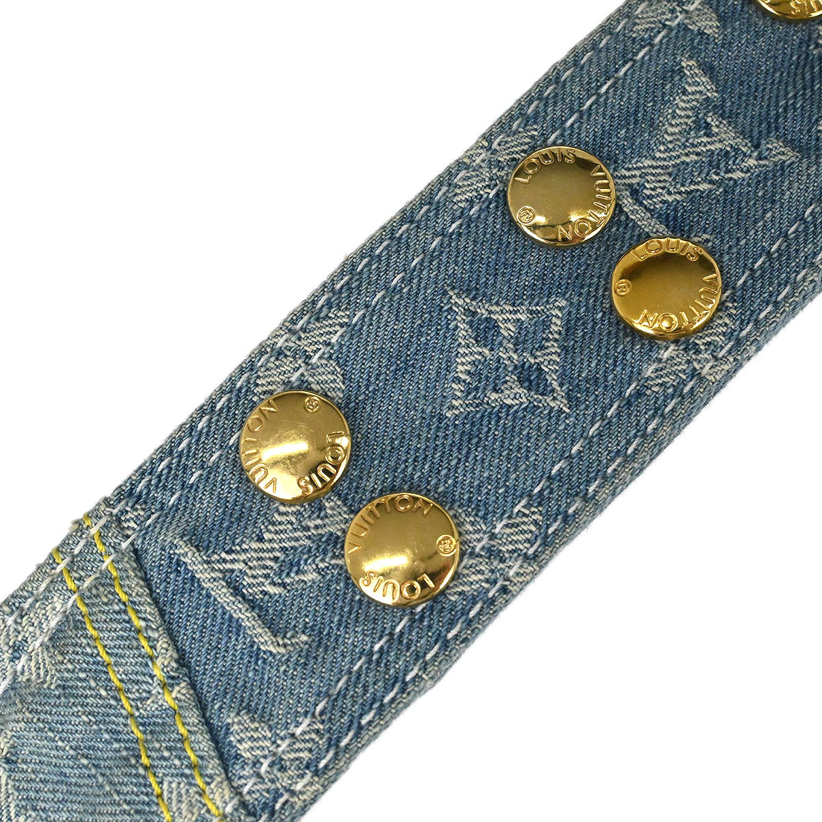 Louis Vuitton Monogram Denim Patchwork Postie 2way Shoulder Handbag M95374