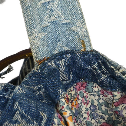 Louis Vuitton Monogram Denim Patchwork Postie 2way Shoulder Handbag M95374