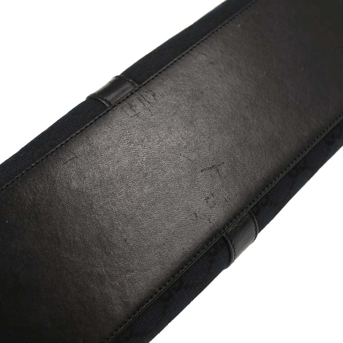 Gucci Black GG Canvas Jackie Handbag