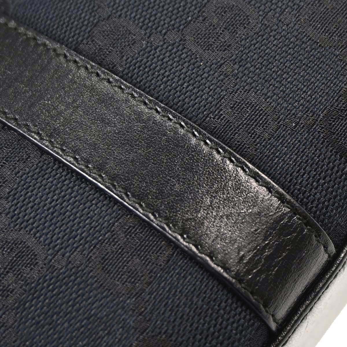 Gucci Black GG Canvas Jackie Handbag