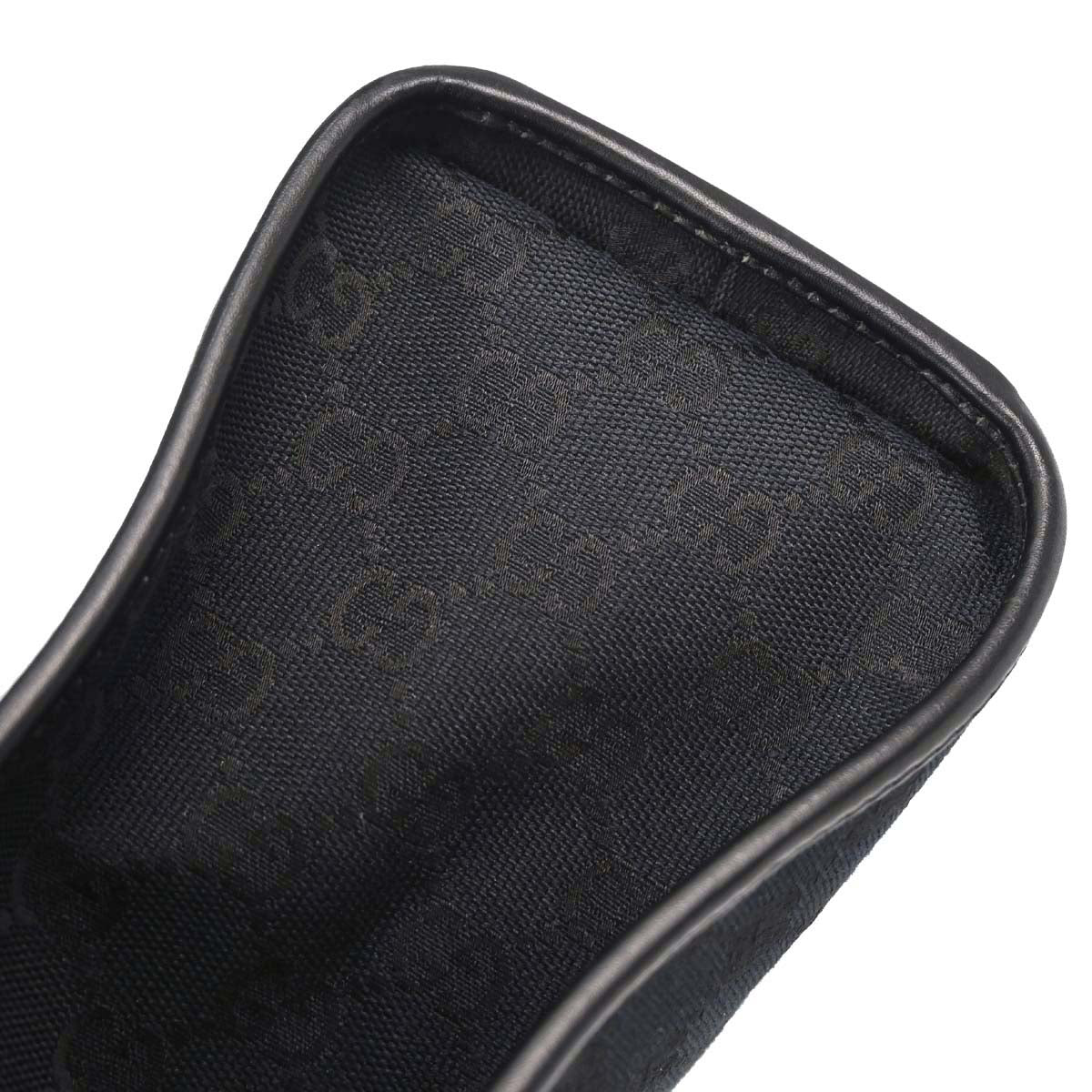 Gucci Black GG Canvas Jackie Handbag