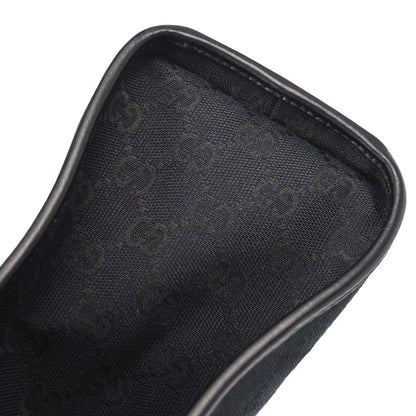 Gucci Black GG Canvas Jackie Handbag