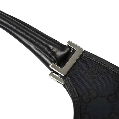 Gucci Black GG Canvas Jackie Handbag