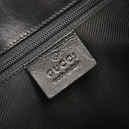 Gucci Black GG Canvas Jackie Handbag