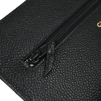 Chanel 2019 Black Caviar Skin Classic WOC Wallet on Chain Bag