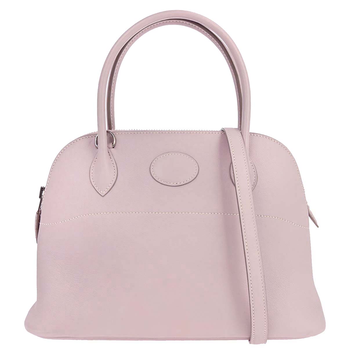 Hermes Rose Dragee Swift Bolide 27 2way Shoulder Handbag
