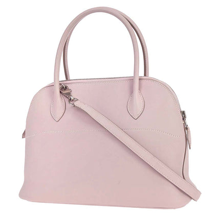 Hermes Rose Dragee Swift Bolide 27 2way Shoulder Handbag