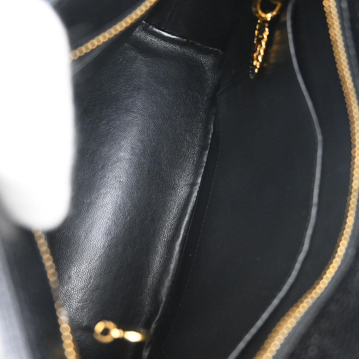 Chanel Black Caviar Skin Medallion Tote Handbag