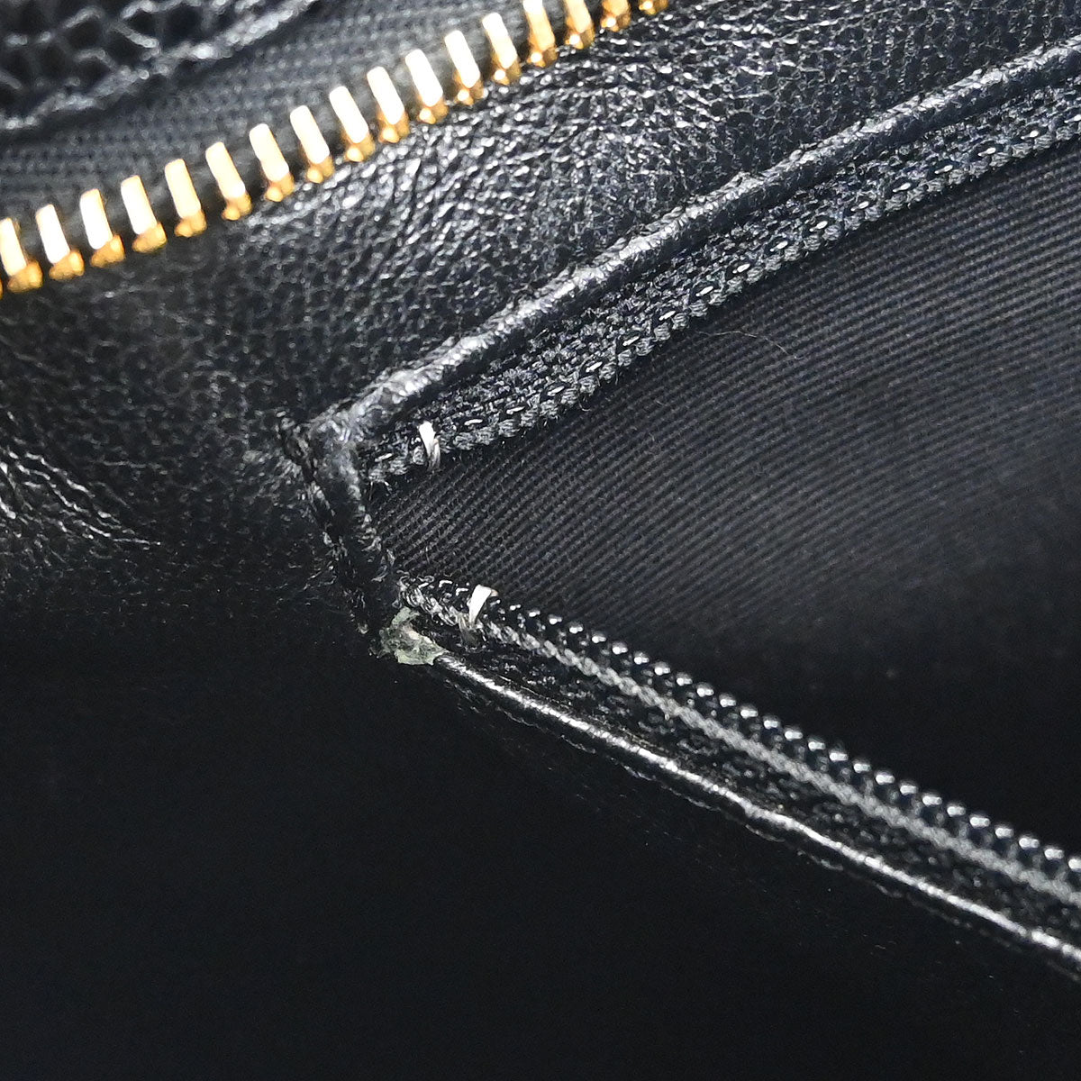 Chanel Black Caviar Skin Medallion Tote Handbag